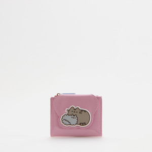 Portfelik Pusheen z imitacji skóry - ONE SIZE - brudny róż - dziewczynki - Reserved - 208KH-39X