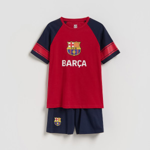 Piżama FC BARCELONA - 86/92 (1-2 lata) - granatowy - chłopcy - Reserved - 217IM-59X