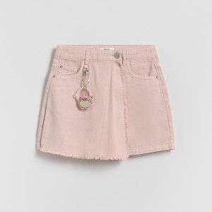 Spódnico-szorty Pusheen - 116 (5-6 lat) - brudny róż - dziewczynki - Reserved - 225HN-39X