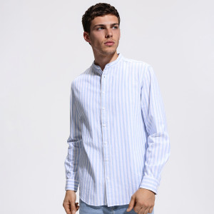 Bawełniana koszula regular fit - XL - jasnoniebieski - męska - Reserved - 233KH-05P
