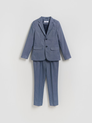 Elegancki komplet - 116 (5-6 lat) - niebieski - chłopcy - Reserved - 240IM-55X