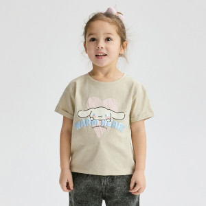 T-shirt Cinnamoroll - 110 (4-5 lat) - kremowy - dziewczynki - Reserved - 242HU-02X