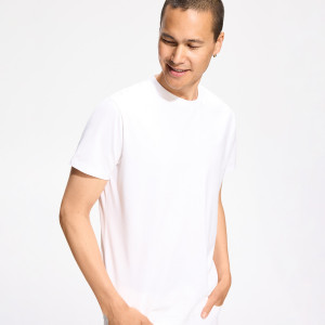 Gładki t-shirt regular fit - XXL - biały - męska - Reserved - 244JA-00X