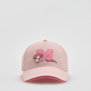 Czapka z daszkiem My Mellody - 6-12 miesięcy - pastelowy róż - dziewczynki - Reserved - 249GF-03X