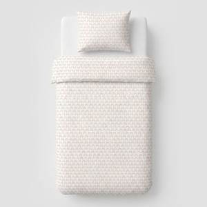 Komplet bawełnianej pościeli - ONE SIZE - pastelowy róż - dziewczynki - Reserved - 251IY-03X