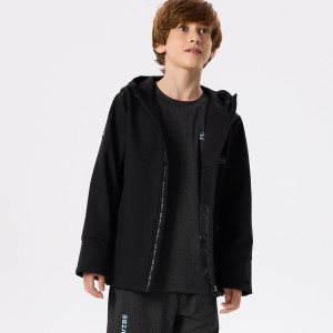 Wodoodporna kurtka softshell - 116 (5-6 lat) - czarny - chłopcy - Reserved - 255JP-99X