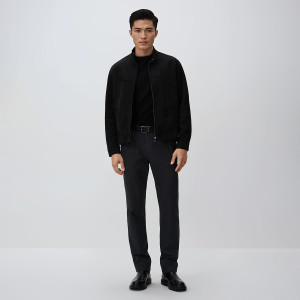Spodnie chino slim fit - 30 - czarny - męska - Reserved - 262BK-99P