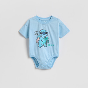 Body Lilo i Stitch - 98 (2-3 lata) - niebieski - chłopcy - Reserved - 273HV-55X