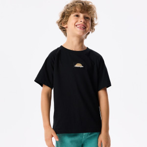 Bawełniany t-shirt - 134 (8 lat) - czarny - chłopcy - Reserved - 289JV-99X