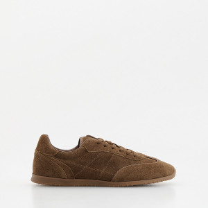 Zamszowe sneakersy - 39 - brązowy - damska - Reserved - 304KC-88X