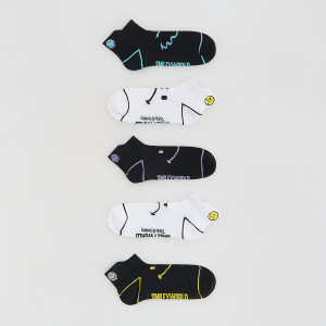 Skarpetki SmileyWorld® 5 pack - 28/30 - czarny - chłopcy - Reserved - 331IR-99X