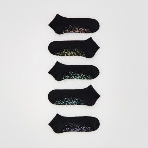 Skarpetki z bawełną 5 pack - 37/39 - czarny - chłopcy - Reserved - 336IR-99X