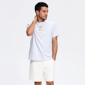Szorty regular fit - L - złamana biel - męska - Reserved - 338EF-01X