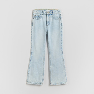 Jeansy bootcut - 122 (6-7 lat) - niebieski - dziewczynki - Reserved - 340HN-05J