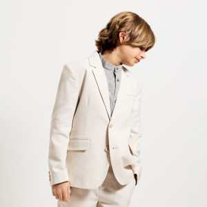 Elegancka marynarka - 140 (9 lat) - beżowy - chłopcy - Reserved - 343HR-80X