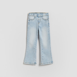 Jegginsy flare - 86 (12-18 m.) - niebieski - dziewczynki - Reserved - 350HN-05J