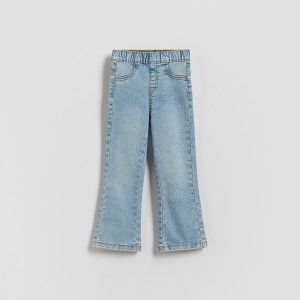 Jegginsy flare - 104 (3-4 lata) - niebieski - dziewczynki - Reserved - 350HN-50J