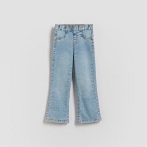 Jegginsy flare - 80 (9-12 m.) - niebieski - dziewczynki - Reserved - 350HN-50J