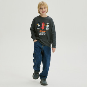 Jeansy straight fit - 158 (12 lat) - niebieski - chłopcy - Reserved - 361HN-55J