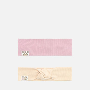 Bawełniane opaski 2 pack Pusheen - 9-13 lat - wielobarwny - dziewczynki - Reserved - 376KH-MLC