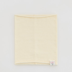 Komin z naszywką - ONE SIZE - złamana biel - dziewczynki - Reserved - 377IL-01X