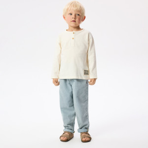 Jeansy relaxed fit - 98 (2-3 lata) - niebieski - chłopcy - Reserved - 380HN-50J