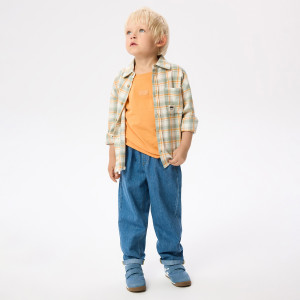 Jeansy relaxed fit - 104 (3-4 lata) - niebieski - chłopcy - Reserved - 380HN-55J