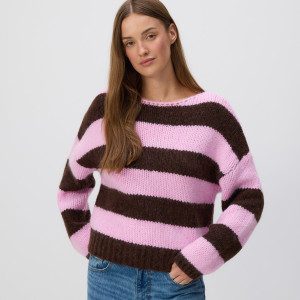 Sweter w paski - L - wielobarwny - damska - Reserved - 382GP-MLC