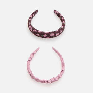 Opaska na włosy 2 pack - ONE SIZE - brązowy - dziewczynki - Reserved - 382KO-88X