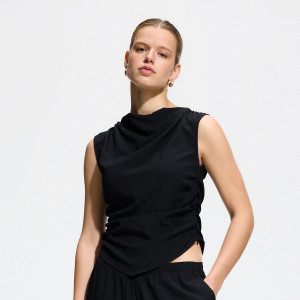Top z modalem - L - czarny - damska - Reserved - 387KU-99X