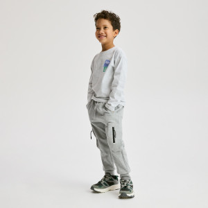 Joggery cargo z kieszeniami - 170 (13-14 lat) - jasnoszary - chłopcy - Reserved - 400HK-09M