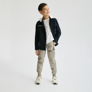 Sportowe spodnie jogger - 158 (12 lat) - beżowy - chłopcy - Reserved - 403HK-08X