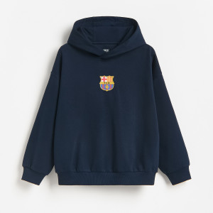 Bluza FC Barcelona - 146 (10 lat) - granatowy - chłopcy - Reserved - 423JW-59X