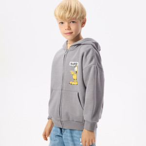 Bluza GARFIELD - 152 (11 lat) - ciemnoszary - chłopcy - Reserved - 424JW-90X