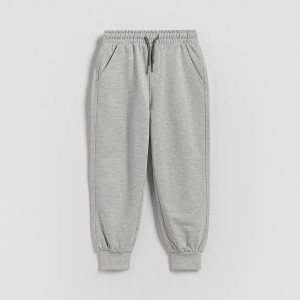 Spodnie jogger - 104 (3-4 lata) - jasnoszary - chłopcy - Reserved - 426HK-09M