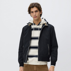 Kurtka bomberka ze stójką - XL - czarny - męska - Reserved - 427HZ-99X