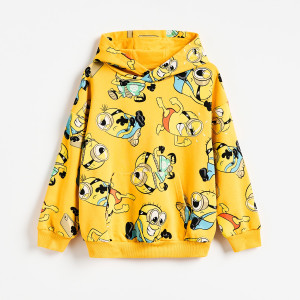 Bluza Minionki - 116 (5-6 lat) - żółty - chłopcy - Reserved - 427JW-11X