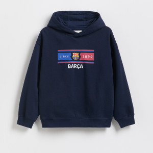 Bluza FC Barcelona - 116 (5-6 lat) - granatowy - chłopcy - Reserved - 430CJ-59X