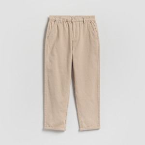 Bawełniane spodnie chino - 122 (6-7 lat) - złamana biel - chłopcy - Reserved - 435HK-01X