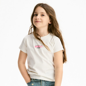 Bawełniany t-shirt 5 pack - 158 (12 lat) - wielobarwny - dziewczynki - Reserved - 435HU-MLC