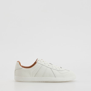 Skórzane sneakersy - 36 - złamana biel - damska - Reserved - 437ID-01X