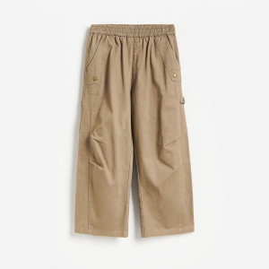 Spodnie loose fit - 116 (5-6 lat) - zielony - chłopcy - Reserved - 444JX-87X
