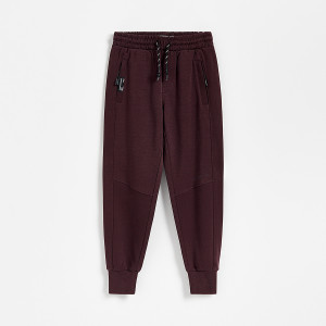 Sportowe joggery - 158 (12 lat) - bordowy - chłopcy - Reserved - 449JX-83X