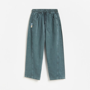 Spodnie loose fit - 128 (7-8 lat) - granatowy - chłopcy - Reserved - 464JV-59X