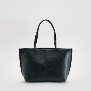 Torebka shopper - ONE SIZE - czarny - damska - Reserved - 4684Y-99X