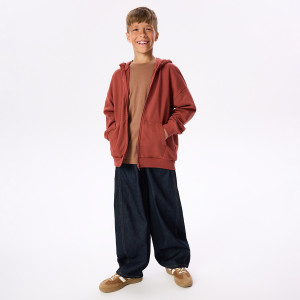 Jeansy baggy - 164 (13 lat) - granatowy - chłopcy - Reserved - 470IY-59J