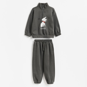 Komplet dresowy - 80 (9-12 m.) - ciemnoszary - chłopcy - Reserved - 472JV-90X
