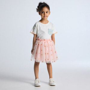 Tiulowa spódnica - 86 (12-18 m.) - wielobarwny - dziewczynki - Reserved - 474IB-MLC
