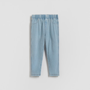 Legginsy z efektem sprania - 80 (9-12 m.) - niebieski - chłopcy - Reserved - 478HK-55X