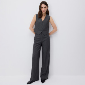 Spodnie z kantem - XS - wielobarwny - damska - Reserved - 482GG-MLC